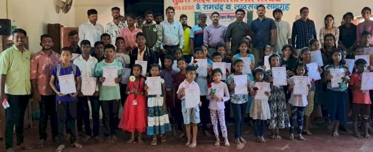 खुल्या चित्रकला स्पर्धेत दिक्षा, काशिनाथ, रुजुल अव्वल तर रंगभरण स्पर्धेत भूमी, भार्गवी प्रथम.  वेताळ प्रतिष्ठानच्या वतीने सलग १० व्या वर्षी स्पर्धेचे आयोजन.