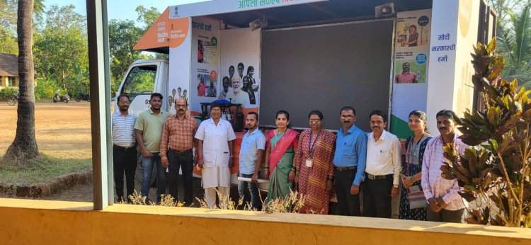 आडेली येथे विकसित भारत संकल्प यात्रा संपन्न.