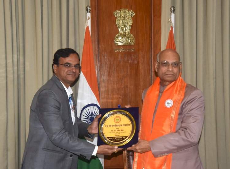 कृषी क्षेत्राचे भविष्य घडवण्यात कृषी विद्यापीठांची भूमिका महत्त्वाची : राज्यपाल रमेश बैस.  राधाकृष्ण विखे पाटील, राजेंद्र बारवाले, विलास शिंदे मानद 'डॉक्टर ऑफ सायन्स' ने सन्मानित.