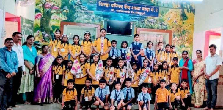 गुरूकुल प्रज्ञाशोध परीक्षेत बांदा केंद्र शाळेच्या विद्यार्थ्यांचे उल्लेखनीय यश.