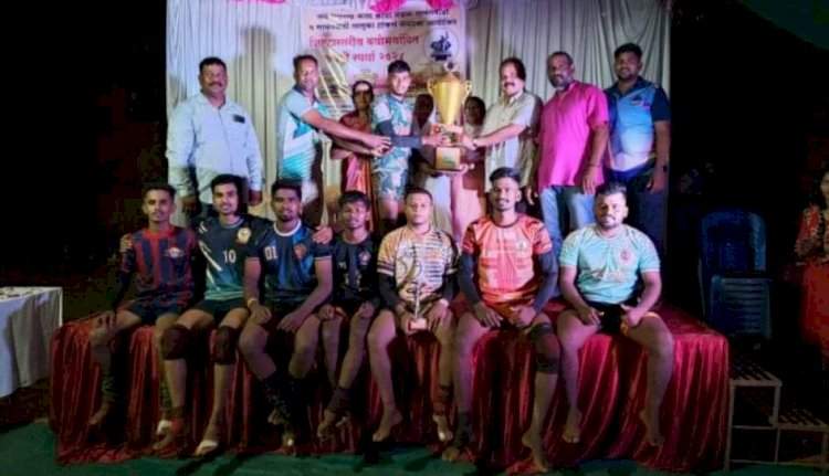 जय महाराष्ट्र कला क्रीडा मंडळ चषकाचा मानकरी ठरला आझाद फोंडा संघ.  जिल्हास्तरीय कबड्डी स्पर्धेत २८ संघांनी घेतला सहभाग.