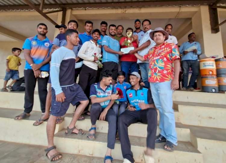 लेदरबॉल क्रिकेट स्पर्धेत मंथन स्पोर्ट्स वेंगुर्ला संघ विजयी.