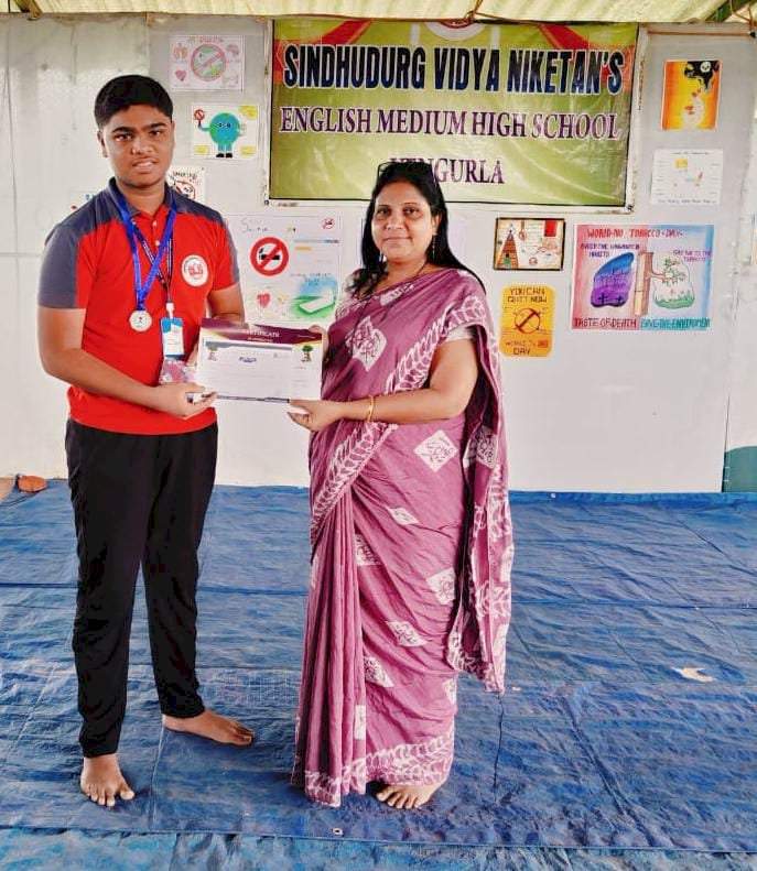 सिंधुदुर्ग विद्यानिकेतनचे ज्युनिअर न्यूटन टॅलेंट सर्च परीक्षेमध्ये सुयश.