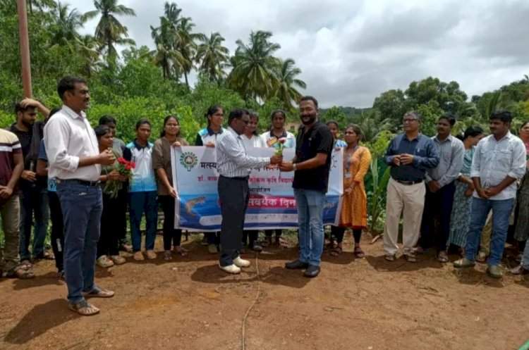 मत्स्य महाविद्यालयात राष्ट्रीय मत्स्य संवर्धक दिन साजरा.