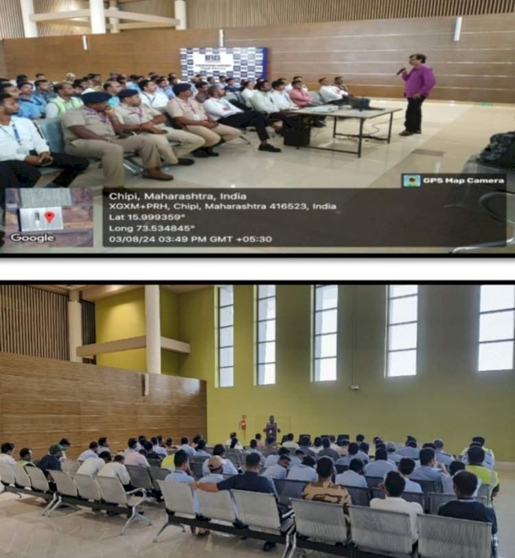 चीपी विमानतळ येथे वन्यप्राणी यांची ओळख व त्यांचा अधिवास बाबत चर्चासत्र संपन्न.