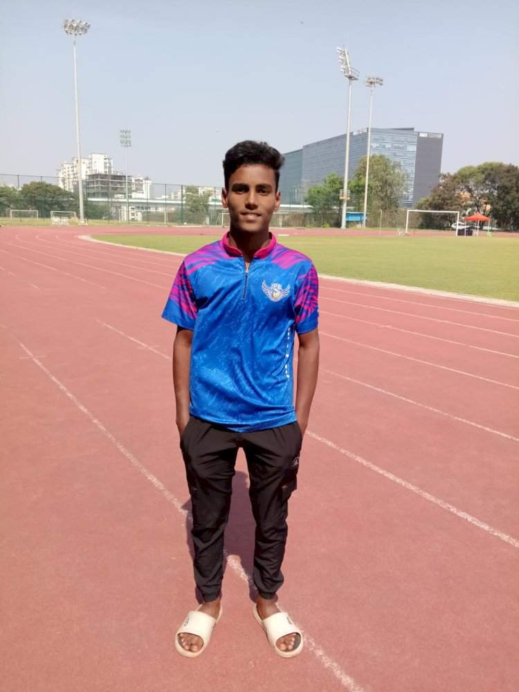 पाट कॉलेजचा दर्शन पडते भालाफेक क्रीडा प्रकारात राज्यात सर्वप्रथम.