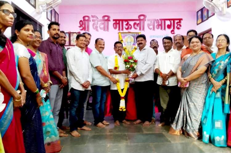 रेडी उपसरपंचपदी भाजपच्या लक्ष्मीकांत भिसे यांची बिनविरोध निवड  भाजपाच्या वतीने भिसे यांचा सत्कार