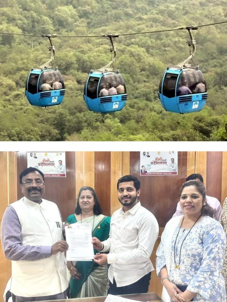 सुवर्णदुर्ग रोपवेला महायुती सरकारचा हिरवा कंदील,  मिहीर  महाजन यांनी मानले आभार