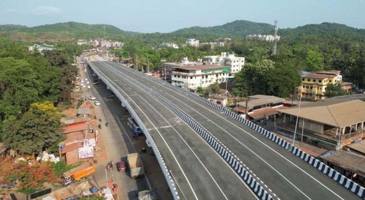 मुंबई-गोवा महामार्गावरील बांदा येथील उड्डाणपुलाचे  उद्या लोकार्पण