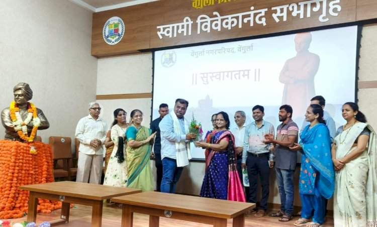 माजी पालकमंत्री रवींद्र चव्हाण यांचा ‘आनंदयात्री’ तर्फे सत्कार