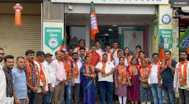 रवींद्र चव्हाण यांची प्रदेशाध्यक्षपदी निवडीबद्दल सावंतवाडी भाजपकडून जल्लोष