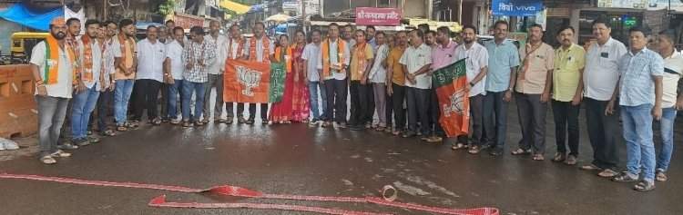 रवींद्र चव्हाण यांच्या भाजप प्रदेशाध्यक्ष नियुक्तीनंतर कणकवलीत जल्लोष