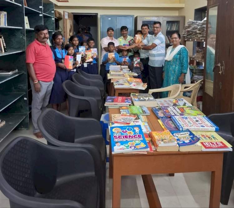 वाचन प्रेरणा दिन ओसरगावात उत्साहात साजरा