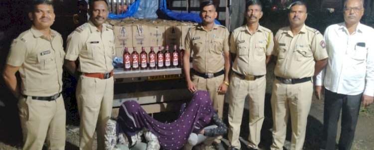 मुंबई-गोवा महामार्गावर गोवा बनावटीची दारू जप्त