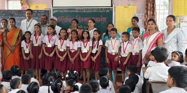 सावंतवाडी एज्युकेशन सोसायटी प्राथमिक शाळेत प्रजासत्ताक दिनानिमित्त यशस्वी विद्यार्थ्यांचा गुणगौरव