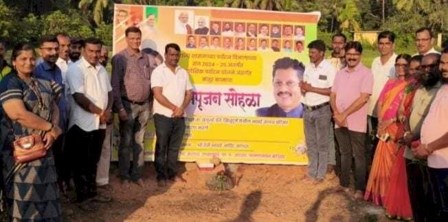 कोचरे 'भावई तलाव' सुशोभीकरण विकासकामाचे भूमिपूजन