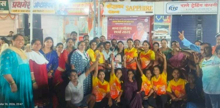 रस्सीखेच स्पर्धेत आडेलीचा हिरकणी गृप प्रथम