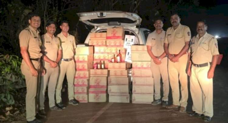 अवैध दारू वाहतूक प्रकरणी एक ताब्यात; बांदा पोलिसांची कारवाई