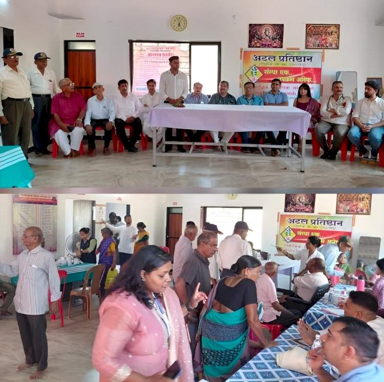 वेर्ले येथील आरोग्य शिबीराला उत्स्फूर्त प्रतिसाद