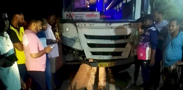 दोडामार्ग-बांदा मार्गावर एसटी बसची दुचाकीला धडक, दुचाकीस्वार जागीच ठार