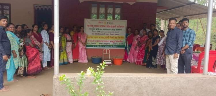 किर्लोस येथे भवानी स्वयं सहायता समूहाचे 'एकत्रित खरेदी विक्री केंद्र' सुरू.....२ टन काजू बी प्रक्रियेचे उद्दिष्ट