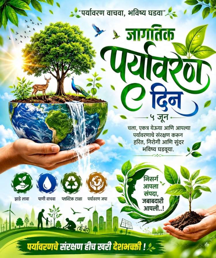जागतिक पर्यावरण दिन: निसर्गाचा समतोल, मानवाचे अस्तित्व आणि बदलत्या काळाची आव्हाने