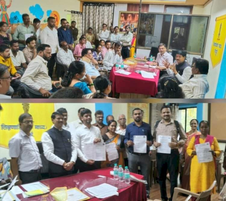 सिंधुदुर्गातील ८ शिक्षकांच्या प्रलंबित समस्यांवर आमदार ज्ञानेश्वर म्हात्रे यांच्या पुढाकाराने तोडगा