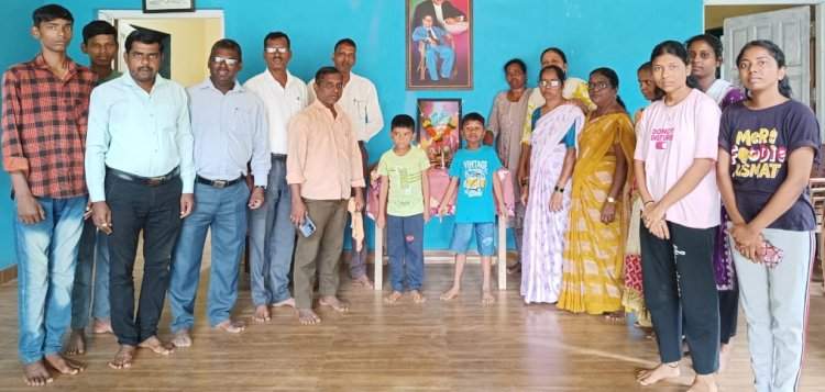  इन्सुली रमाईनगरात छत्रपती शाहू महाराज यांच्या जयंती निमित्त अभिवादन !