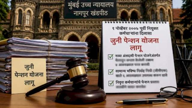 शिक्षकांसाठी सर्वात मोठी बातमी!....२००५ पूर्वी नियुक्त शिक्षकांना जुनी पेन्शन लागू....उच्च न्यायालयाचा ऐतिहासिक निर्णय 