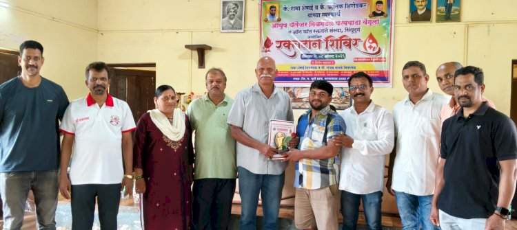 वेंगुर्ला परबवाडा येथे रक्तदान शिबिराला उत्स्फूर्त प्रतिसाद; ४० रक्तदात्यांचे योगदान