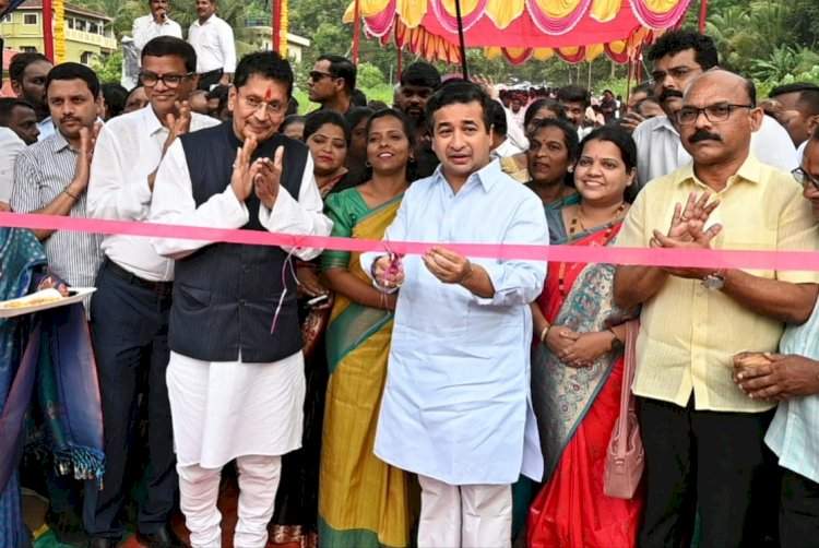 नमो उद्यानामुळे वेंगुर्ल्याच्या पर्यटनाला नवी ओळख मिळेल – पालकमंत्री नितेश राणे......वेंगुर्ला नगरपरिषद हद्दीतील भटवाडी येथील नमो उद्यानाचे उद्घाटन