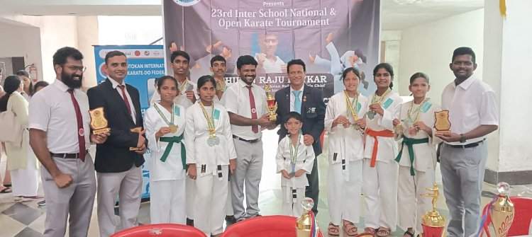 आंतरशालेय राष्ट्रीय कराटे स्पर्धेत वेळकर अकॅडमीच्या विद्यार्थ्यांचे घवघवीत यश