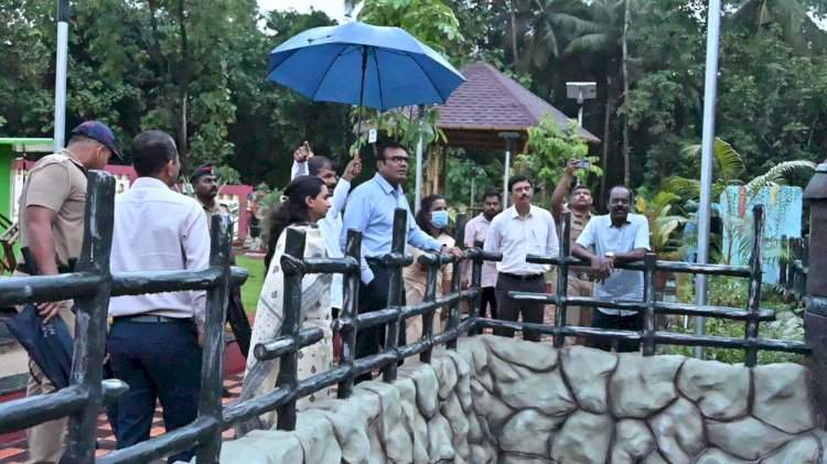 पालक सचिव विरेंद्र सिंह यांची वेंगुर्ला तालुक्यात विविध ठिकाणी पाहणी.....लोकसहभागातून झालेल्या जलसंधारण कामांचे कौतुक