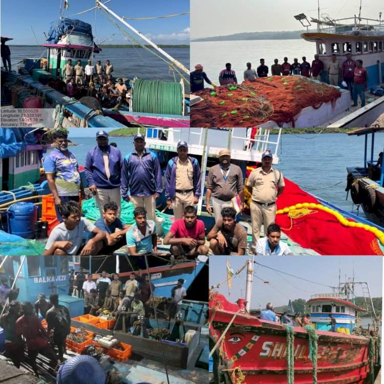 अवैध समुद्री मासेमारीला दणका! सिंधुदुर्गात २४८ नौकांवर २.२५ कोटींचा दंड.....मंत्री नितेश राणे यांनी मत्स्यव्यवसाय मंत्री म्हणून पदभार स्वीकारल्यानंतर विभागाने आज पर्यंत केलेली कारवाई.....कारवाई साठी गस्ती नौका आणि ड्रोन देखरेख यंत्रणा केली सक्रिय.....नियमभंग करणाऱ्या नौकांविरोधात कारवाई सुरूच राहणार; मत्स्य विभागाचा इशारा